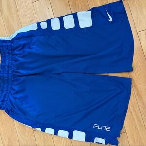 Duke Nike Elite Men's Blue Basketball Shorts